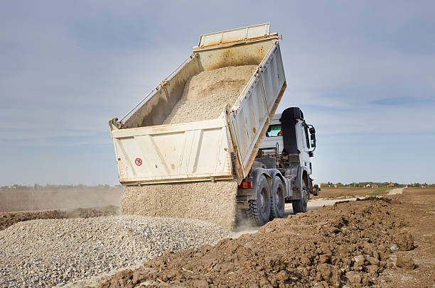 White Dump Truck